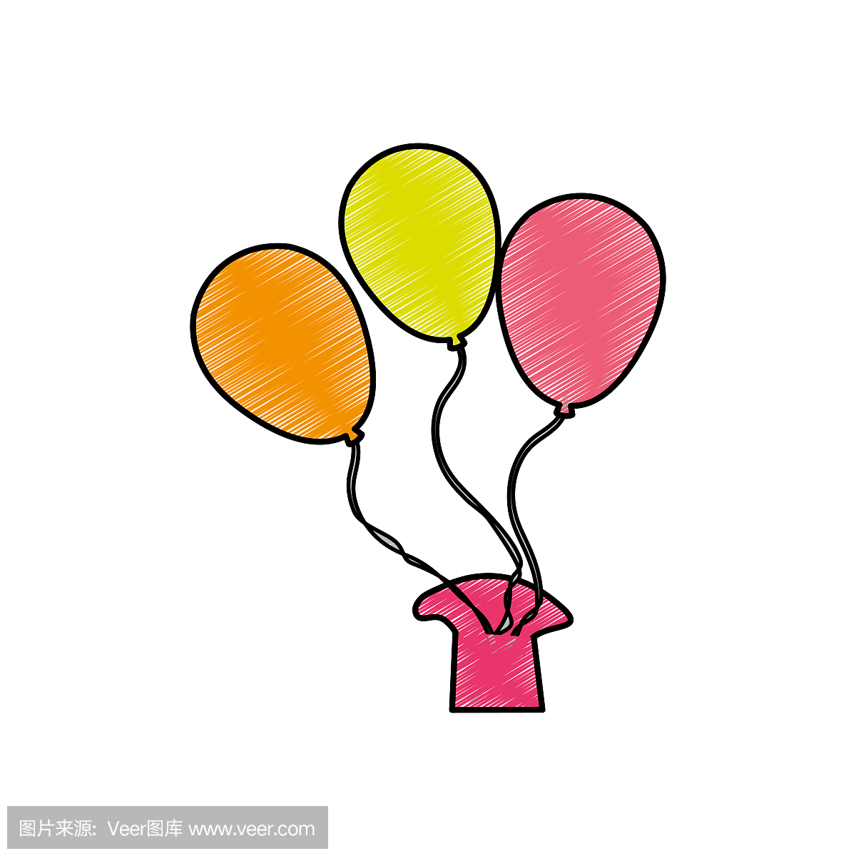 孤立的气球设计